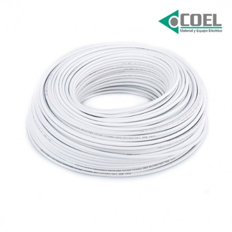 CABLE THWLS 90 600V CALIBRE 10 INDIANA BLANCO - INDIB10 - SLY304