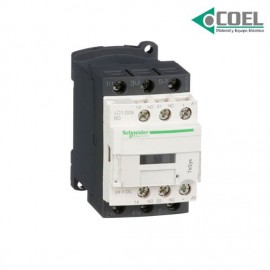 CONTACTOR MAGNÉTICO - 3POLOS - 9AMPERES - 24V - CORRIENTE DIRECTA - 1NA/1NC - TESYS - LC1D09BD - SCHNEIDER ELECTRIC