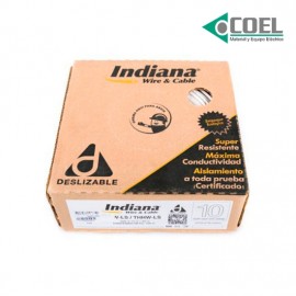 CABLE THW CALIBRE 10  INDIANA BLANCO CARRETE  - INDIB10C - SLY304