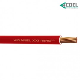 CABLE VINANEL XXI THWLS 600V90 CALIBRE 10 CONDUMEX ROJO MTO. CV10R