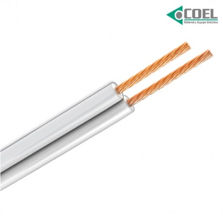 CABLE DUPLEX POT 60 300V CALIBRE 12 CONDULAC BLANCO CPOT12B